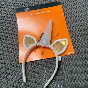 Hyde and Eek Light-Up Unicorn Headband - White